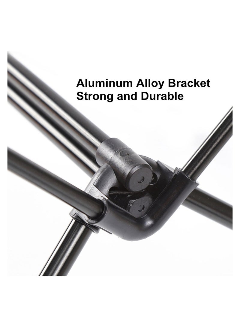 إسكدنيا طاولة تخييم محمولة قابلة للطي في الهواء الطلق مع منظم تخزين شبكي وحقيبة حمل - Image 3