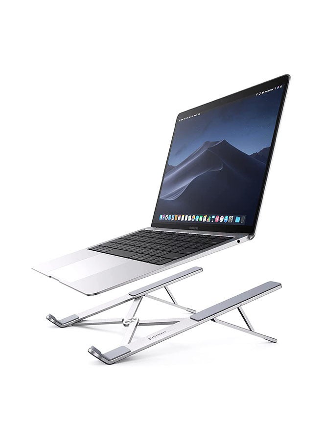 Ugreen Laptop Stand Aluminum Alloy Adjustable Laptop Stand Ergonomic Laptop Stand Portable Foldable Holder for MacBook Pro 2021 MacBook Air, Chromebook Matebook etc. - Image 1