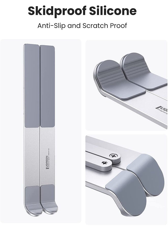 Ugreen Laptop Stand Aluminum Alloy Adjustable Laptop Stand Ergonomic Laptop Stand Portable Foldable Holder for MacBook Pro 2021 MacBook Air, Chromebook Matebook etc. - Image 5