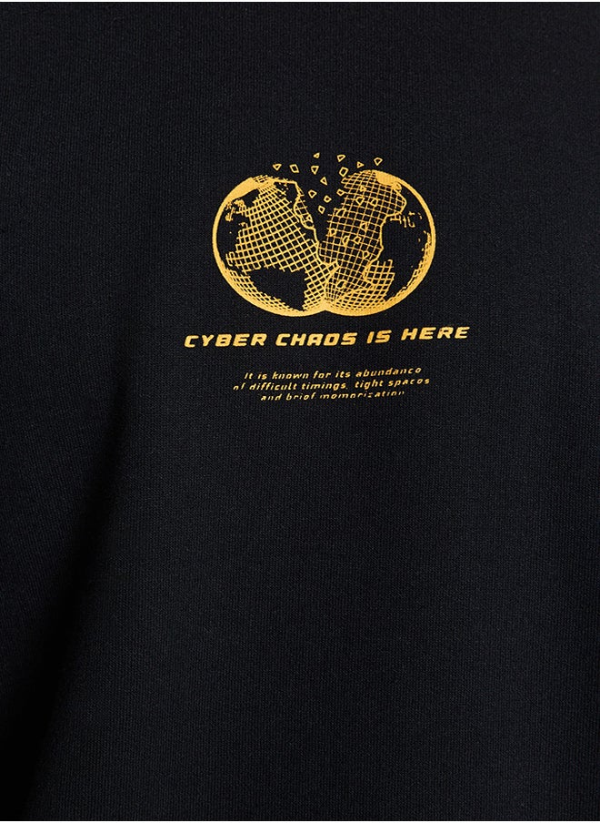 trendyol - Sweatshirt - Black - Regular fit - Image 1