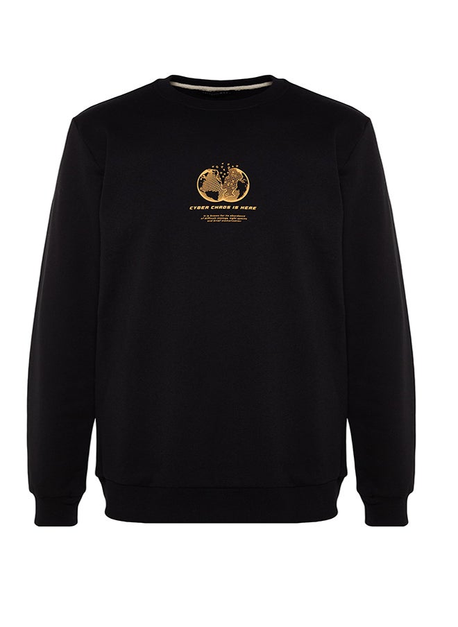 trendyol - Sweatshirt - Black - Regular fit - Image 1