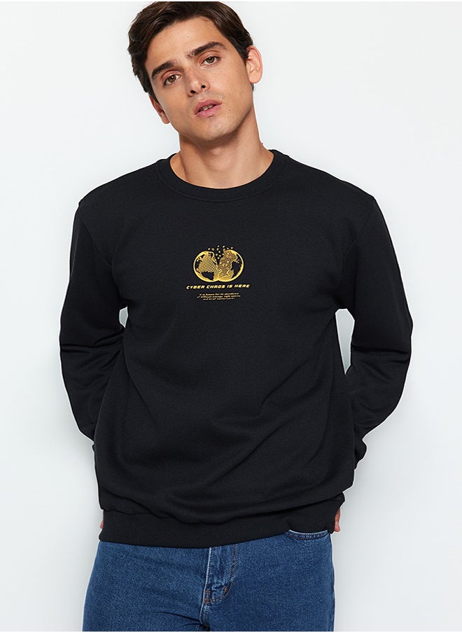 trendyol - Sweatshirt - Black - Regular fit - Image 1