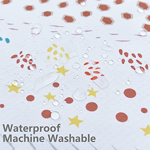 Womumon Splat Mat For Under High Chair/Arts/Crafts  Womumon Washable Spill Mat Waterproof Anti-Slip Floor Protector Splash Mat  Messy Mat And Table Cloth - Image 4