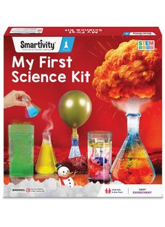 Smartivity Smartivity My First Science Experiment Kit for Kids 6-8-10-12-14 Years I 50+ Amazing Science Experiments | Birthday Gift for Boys & Girls | Educational Toy for Kids 6,7,8,9,10,11,12,13,14 Years Old  - Image 1