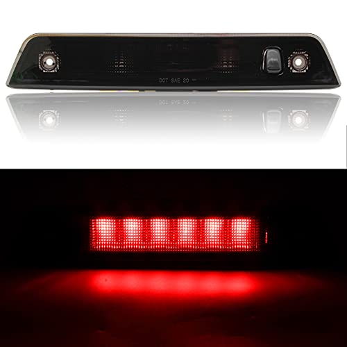 KEWISAUTO LED 3rd Third Brake Light for Grand Cherokee 05-10, KEWISAUTO Smoked Black Center High Mount Stop Light for 2005-2010 Jeep Grand Cherokee Accessories(1PCS) - Image 2