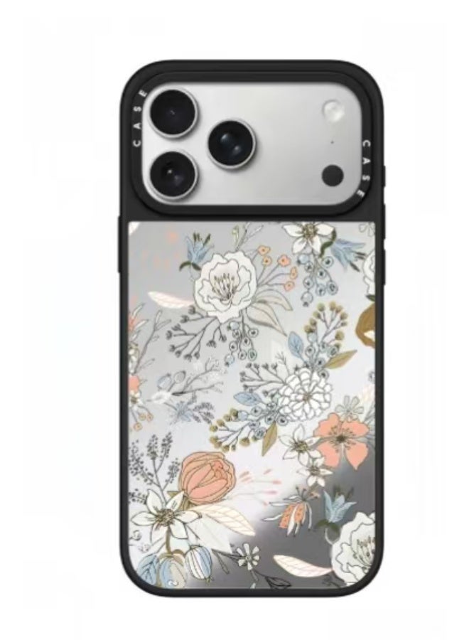 for iPhone 17 Pro Max Case, Shockproof Protective Phone Case  Lovely Flower Floral Design, Aesthetic Cute Girly Cover from Extraordinary Designer for Women and Girl