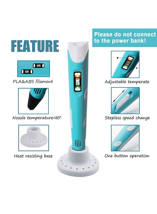Qatalitic 3D Printing Pen with USB Cable, LCD Display with Free Refill PLA Filaments, Easy to Use for Kids to Doodle and Sketch in 3D, Ready to Create (Random Color) - Image 3