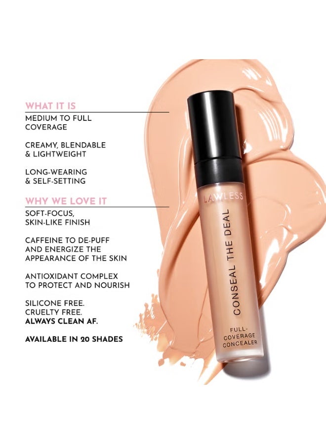 LAWLESS BEAUTY Conseal the Deal Lightweight Concealer - Blushed Honey - Image 3