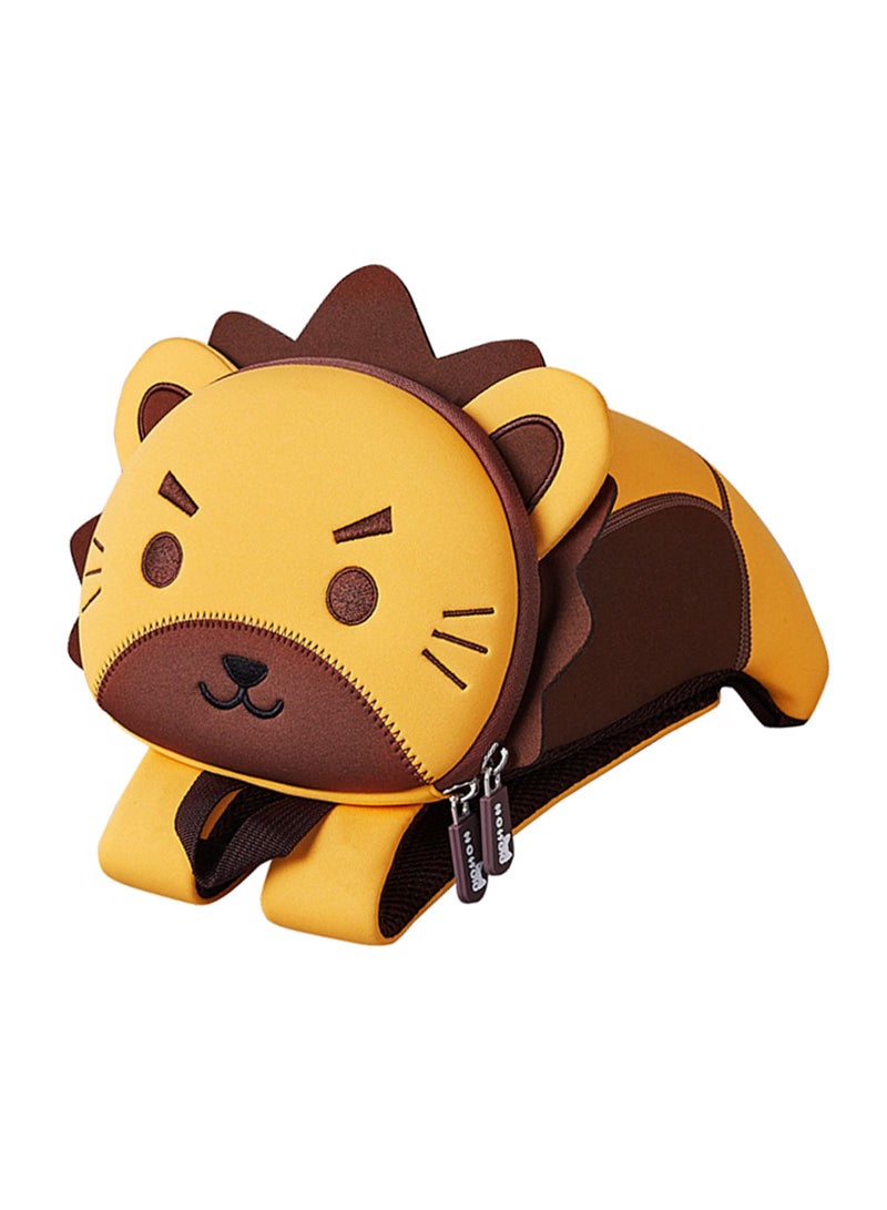 Nohoo حقيبة نوهو 3D لرياض الأطفال أسد أصفر (كبير) - Image 1