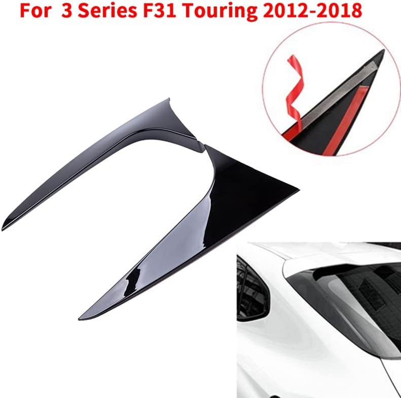 Yurefax Car Rear Window Side Spoiler Trim for 3 Series F31 - Image 5