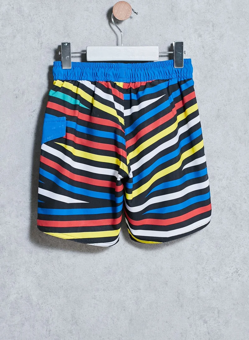 Adidas Youth Striped Shorts