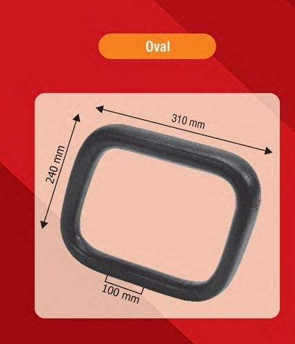 IYB 10 CM PU Black Computer Chair Handle with one Wrench and 4 Bolt for All revolving ChairComputer Chairs Office Chairs etc - Image 2