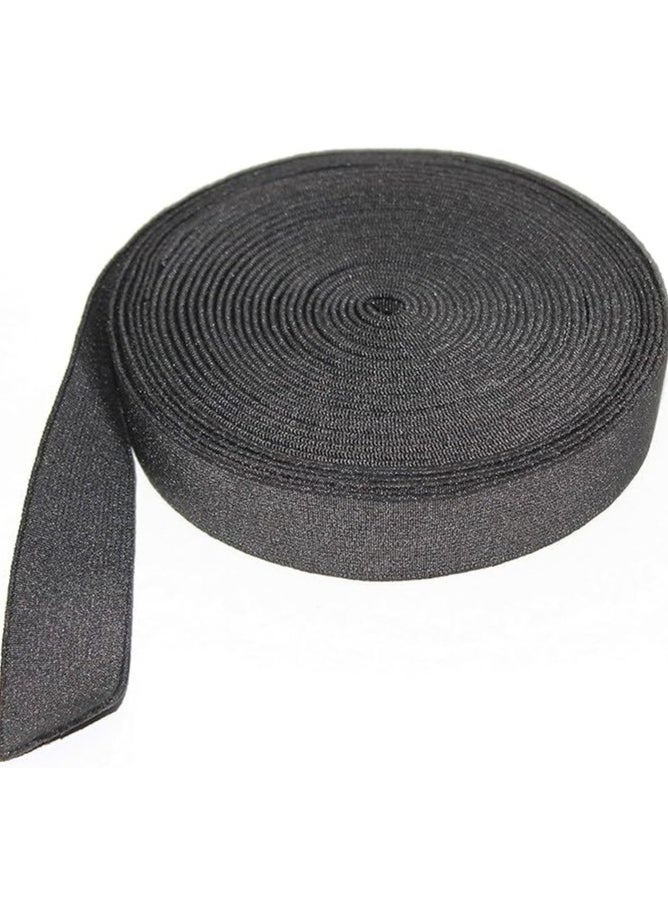 Generic Black clothes elastic, 5 meters, 2 cm wide  - Image 1