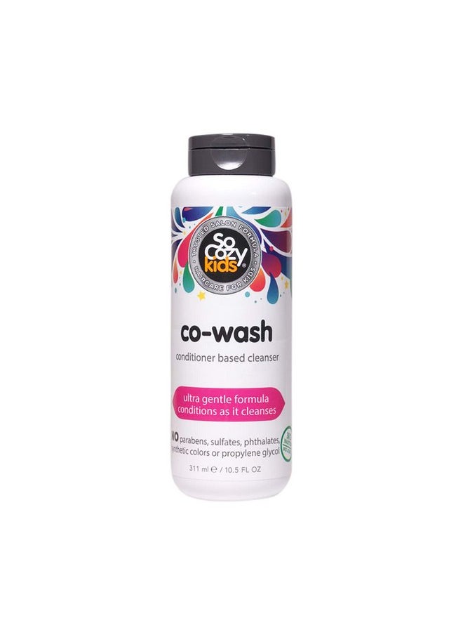 SO COZY Cowash Cleansing Conditioner For Kids Hair Ultra Gentle Formula 10.5 Fl Oz No Parabens Sulfates Synthetic Colors Or Dyes  - Image 1