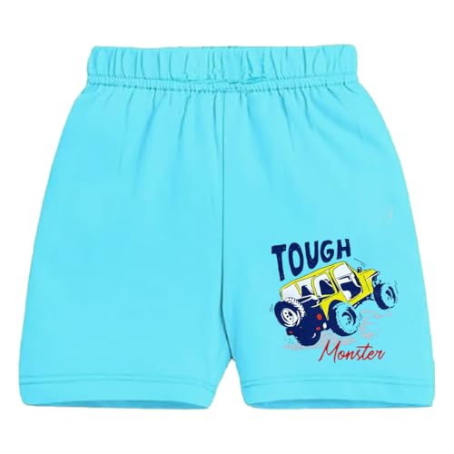 Kuchipoo Boys Regular Fit Cotton Shorts (KUC-SHT-157, Multicolor, 8-9 Years) - Pack of 7 - Image 4