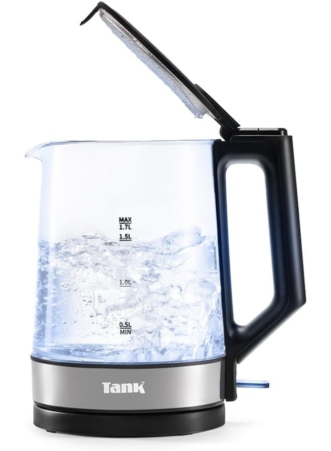 TANK Safe Touch Classic Kettle Glass 1.7L 1850W KG-2318/Black - Image 2