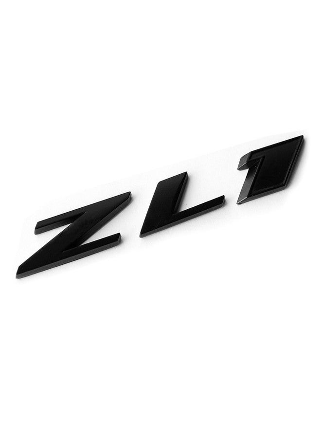Yoaoo 1pc OEM Black ZL1 Emblem Badge Letter Rear Side Zl1 Door Replacement for Camaro Ss Rs (Matte Black) - Image 3