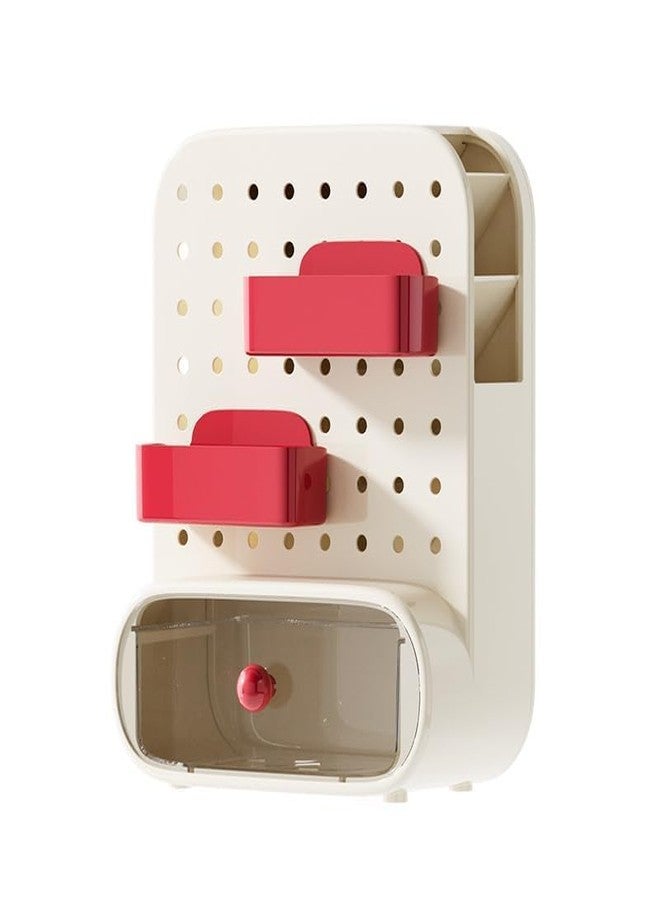 Bayleef Desktop Hole Board Storage Box Desk Stationery Finishing Artifact Storage Rack Penholder Office Study Table Storage Rack space saving - Image 1