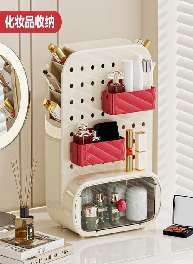 Bayleef Desktop Hole Board Storage Box Desk Stationery Finishing Artifact Storage Rack Penholder Office Study Table Storage Rack space saving - Image 5