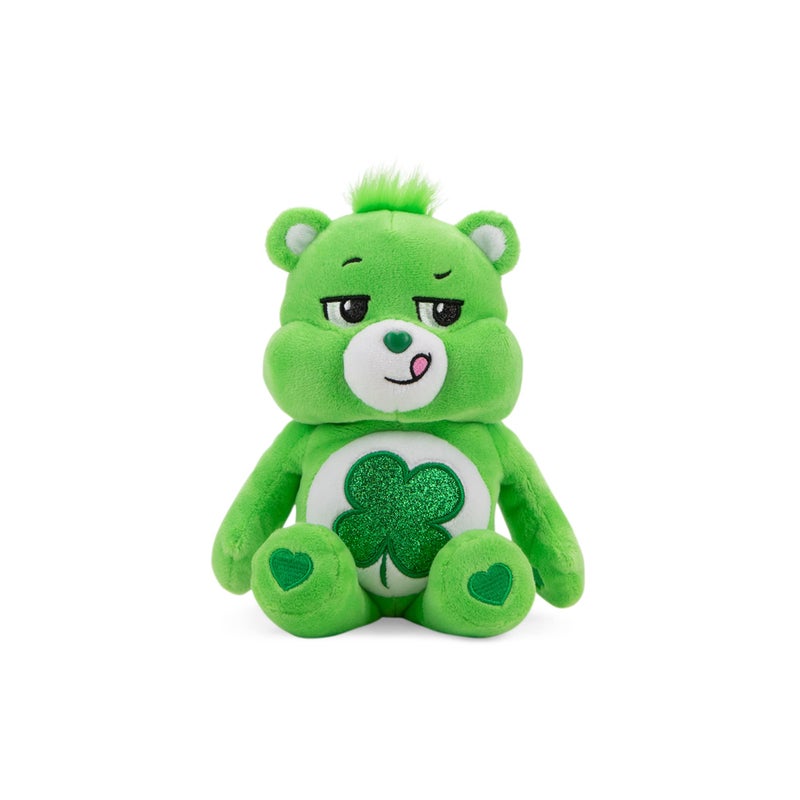 Care Bears دببة العناية 9 دب قماش محشو بطن لامع دب الحظ الناعم القابل للعناق - Image 3