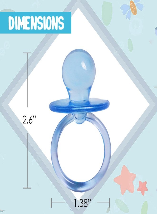 EVER SHINE Baby Pacifier 2.5" Baby Shower Favors Decoration (Blue, 36 Count) - Image 2
