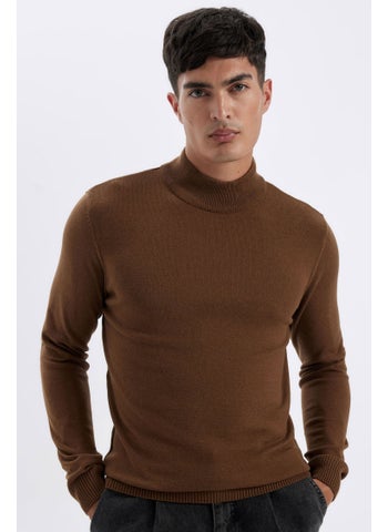 Man Slim Fit Half Turtleneck Basic Knitted Pullover - pzsku/ZF6CB7BC2FF7DEA28CBEEZ/45/1751613988/7bc7cfe8-3e7c-46a6-adc8-3f9b2044bf96