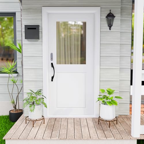 Chinpakden Brown Plant Stand Plant Holder - 10.24'' Short Plant Riser for Garden Courtyard, Heavy Duty Flower Stand for Multiple Plant Indoor or Outdoor. - Image 4