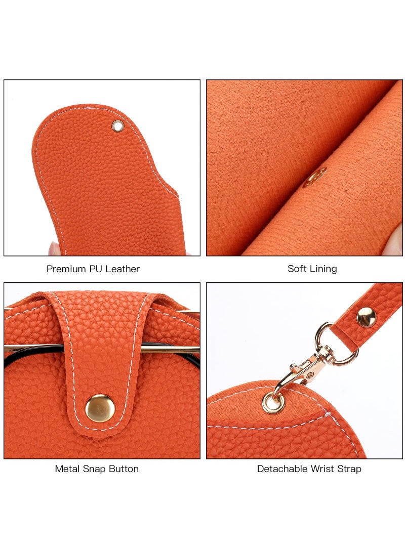 Glasses Case Holder Portable Slim Sunglasses Pouch Soft Eyeglasses Bag Eyewear Sleeve For Women Men - Image 4