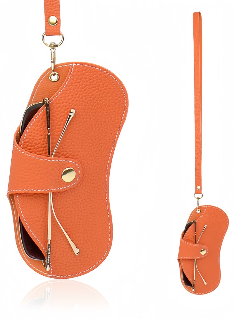 Glasses Case Holder Portable Slim Sunglasses Pouch Soft Eyeglasses Bag Eyewear Sleeve For Women Men - Image 2