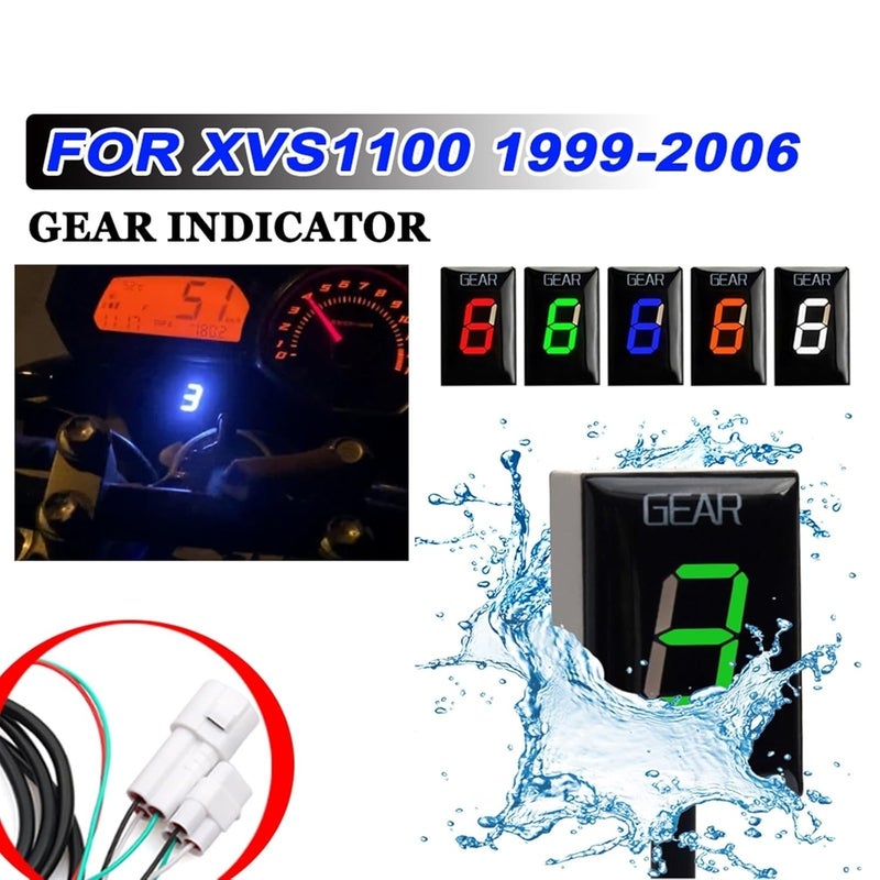 DEMULAX Motorcycle Gear Indicator for Xvs1100 Drag Star - Image 4