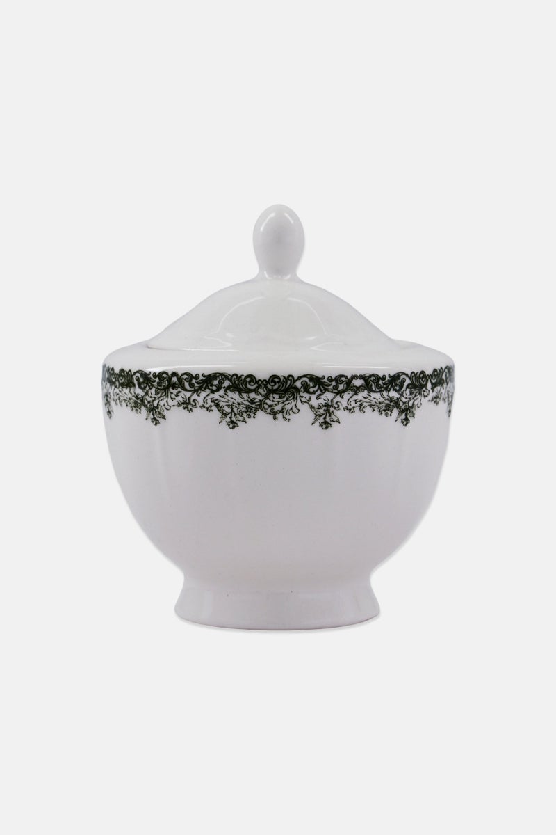 Muy Mucho Flower Sugar Bowl 300Ml, White - Image 1