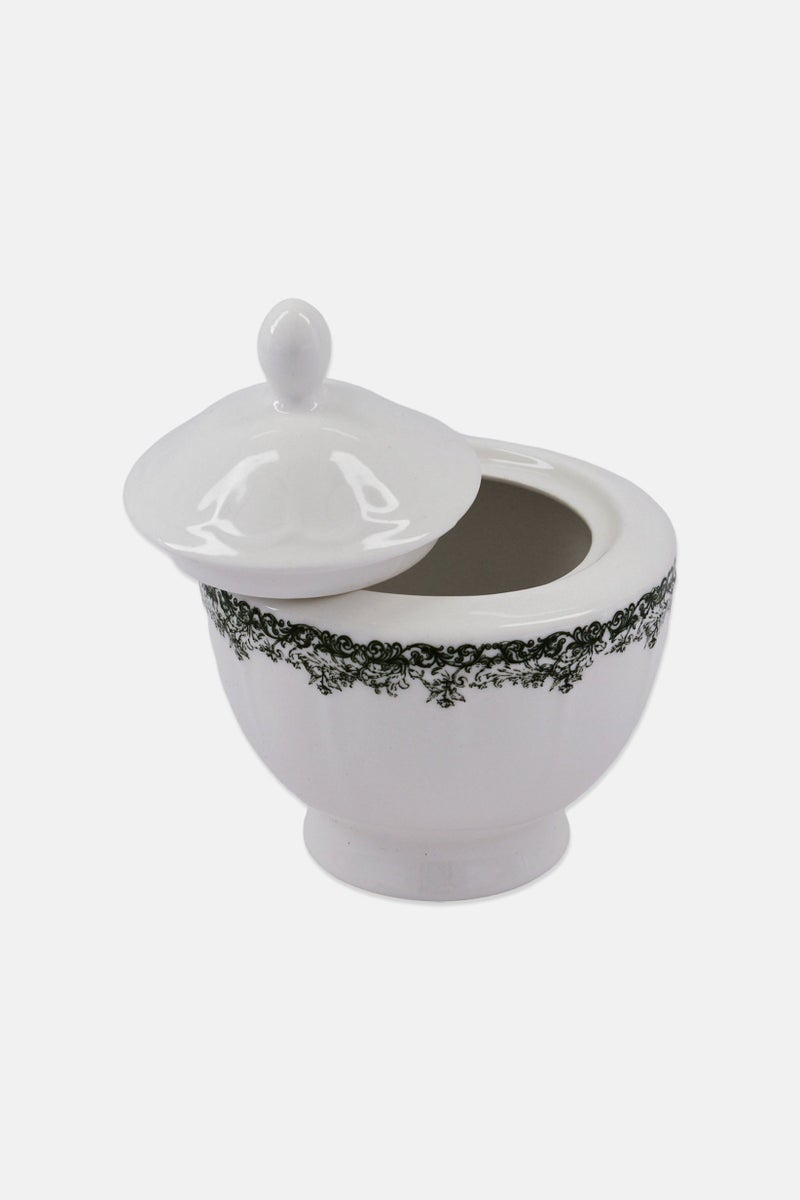 Muy Mucho Flower Sugar Bowl 300Ml, White - Image 2