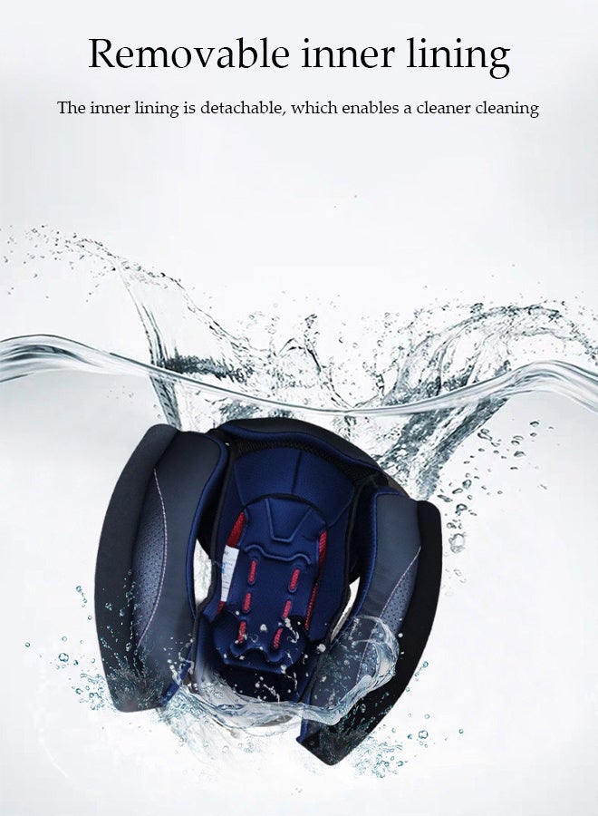 DUNISO Full Face Motorcycle Helmet, Lightweight Crash Resistant Motorcycle Helmet, All Season Cool Racing Helmet，with Black Lenses, Breathable Lining, Suitable for Both Men and Women (L) - Image 5