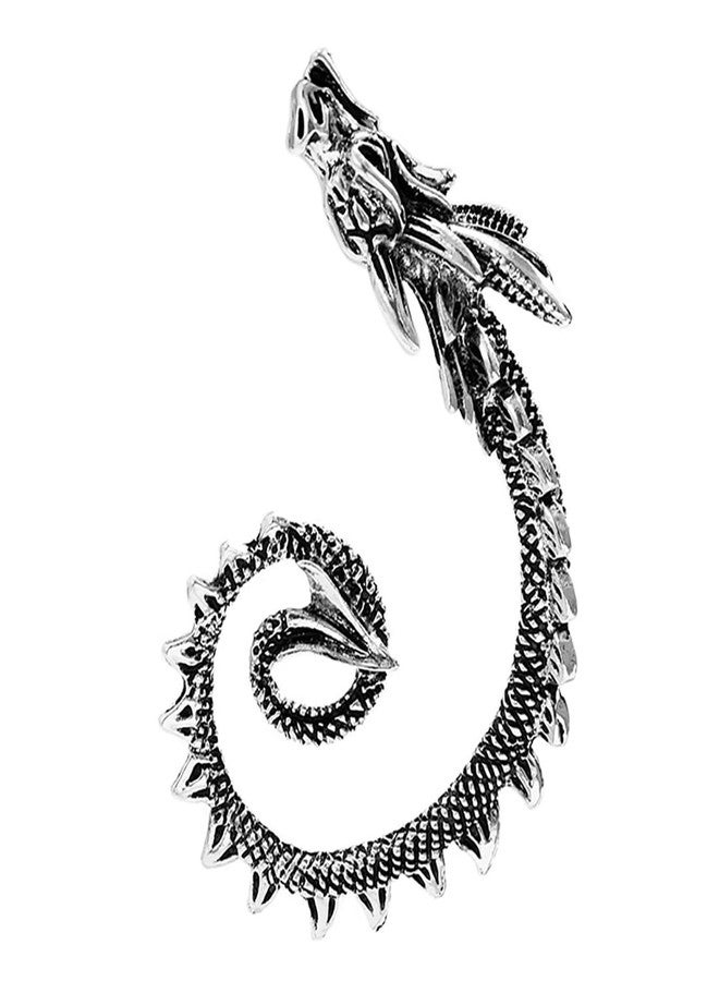 Buildcon Earcuffs Earrings for Women, Dragon Ear Cuff Earrings Stylish Gothic Punk Wrap Earrings, Unique Dragon Earring for Women, Wedding Parties, 3.8 * 6.2cm - Image 1