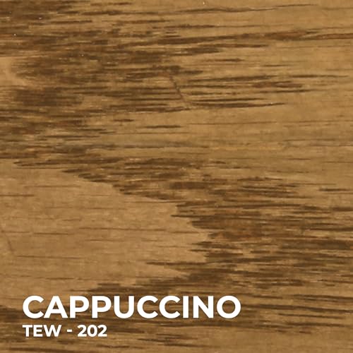 SamaN Interior Water Based Wood Stain - Natural Stain for Furniture, Moldings, Wood Paneling, Cabinets (Cappuccino TEW-202-12, 12 oz) - Image 3