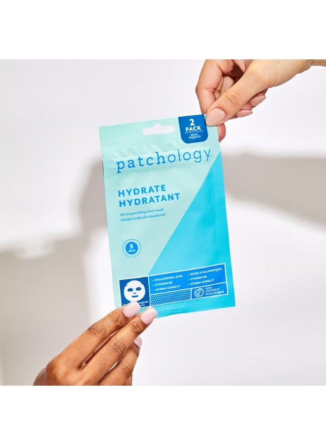 Patchology FlashMasque Hydrate Mask (Pack of 2) - Image 4