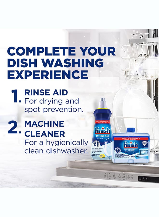 Finish Quantum All in 1 Dishwasher Tablets, Lemon Sparkle Scent, 90 Tabs - Image 5