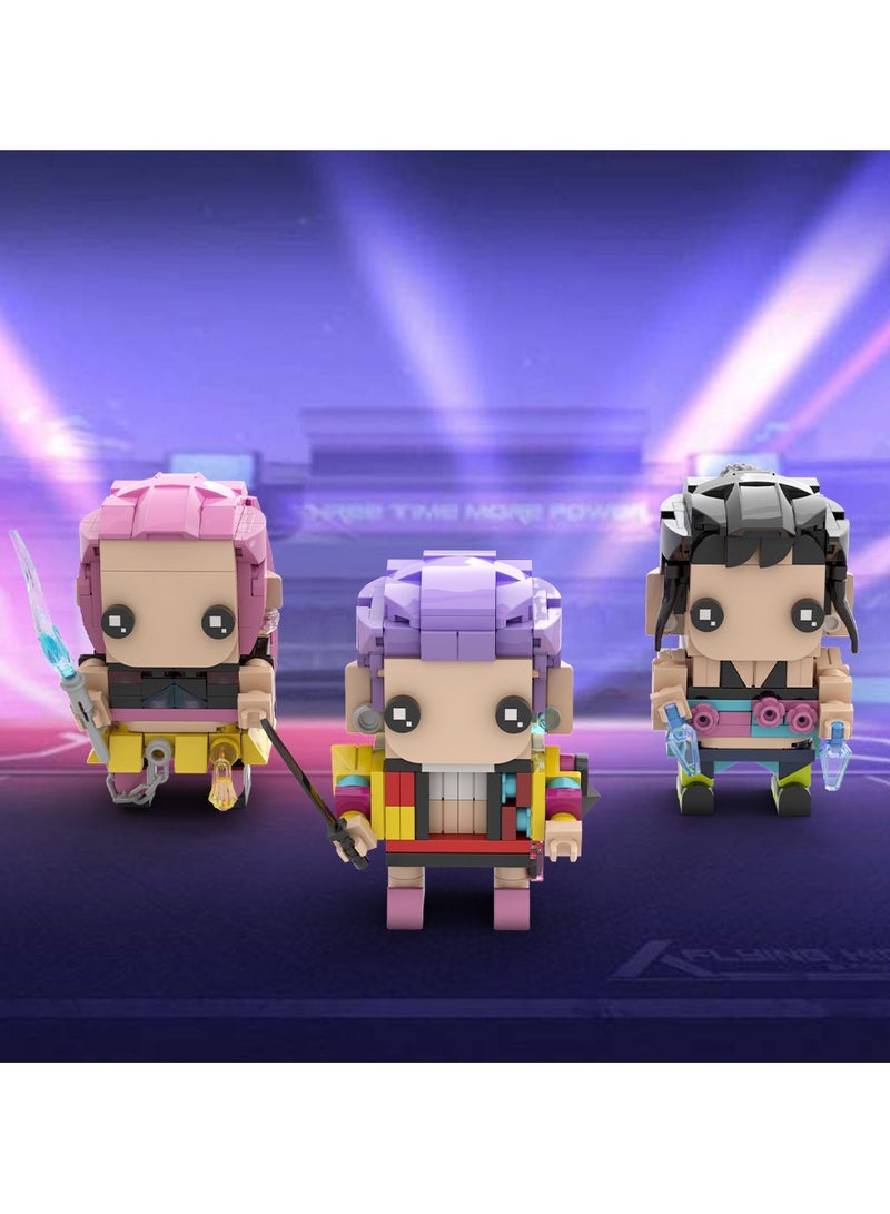 general K-pop Demon Hunters Mirazo Irumi Brick Toy beautifully restores the character image and can be used as a room decoration ornament - Image 1