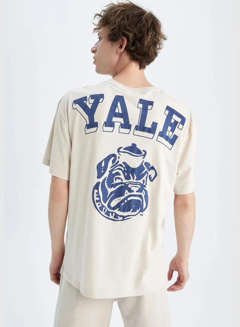 DeFacto Boxy Fit Yale Licensed T-Shirt