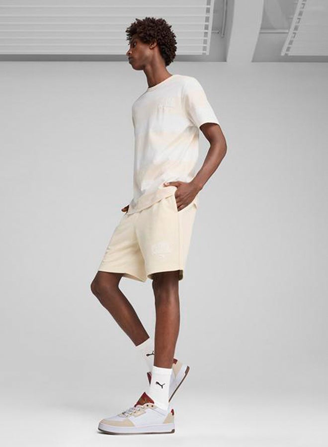 بوما تيشيرت مطبوع بالكامل بنقشة خطوط كلاسيكية - Image 3