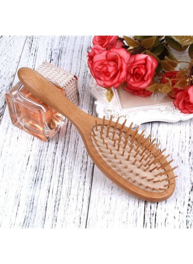 WeCoola - Wooden Bristle Hair Brush is a Wood Brushes with Wooden Bristles can Stimulate Scalp to Help Scalp Massage & Hair Growth,As Gift for Mother & Father & Friedn All Hair Type - Image 1
