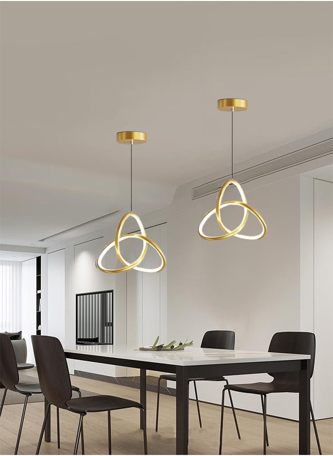 RATSAW - LED Pendant Light 17W Modern Chandelier Lighting Fixture Hanging Lamp - Image 1