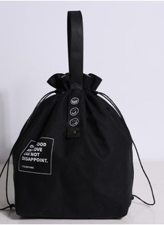 SYOSI Canvas Drawstring Lunch Bag, Reusable Heat Preservation Lunch Bag, Lunch Box Lunch Bag, Small Cooler Cute Lunch Boxes, Large Capacity Reusable Insulated Lunch Container for Work Office Picnic Travel  - Image 3