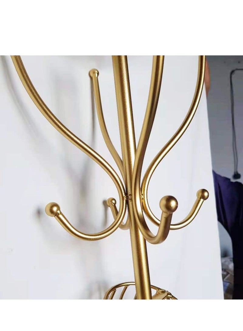 LINGWEI Female Half Body Mannequin With Cloth Hanger Gold 37x170x37cm - Image 4