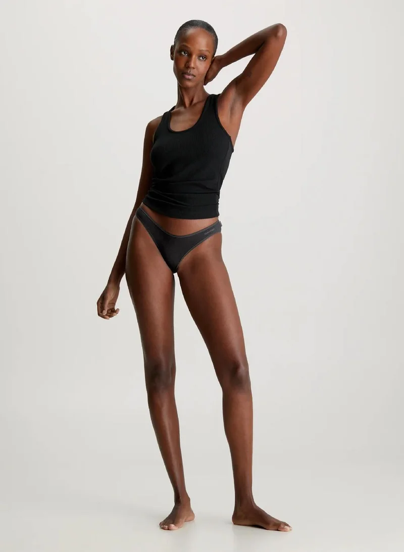 Calvin Klein Black /Black /Black 3 Pack Bikini Briefs - Ideal Cotton for Women | Best Price UAE
