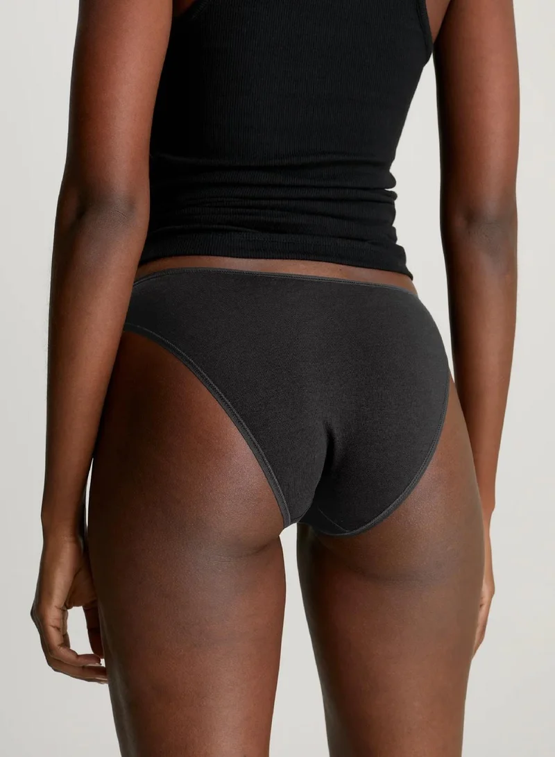 Calvin Klein Black /Black /Black 3 Pack Bikini Briefs - Ideal Cotton for Women | Best Price UAE