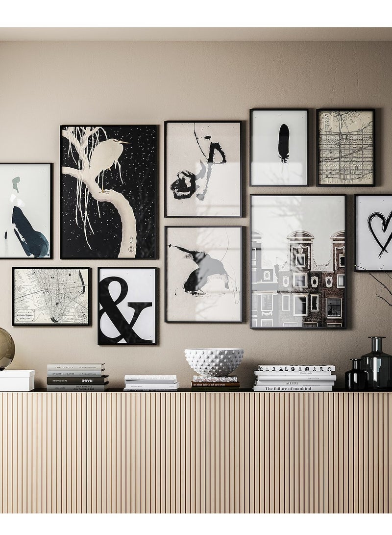 زبون إطار، أسود، 40x50 سم - Image 5