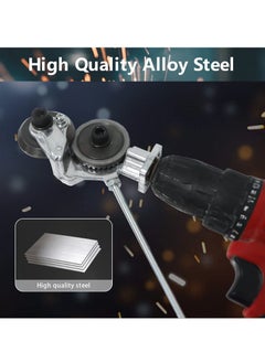 Excefore Electric Drill Shears Plate Cutter, Metal Nibbler Drill Plate Attachment, Metal Cutter Sheet Drill with Adapter Sheet Metal Knife for Metal Cutting  - Image 4