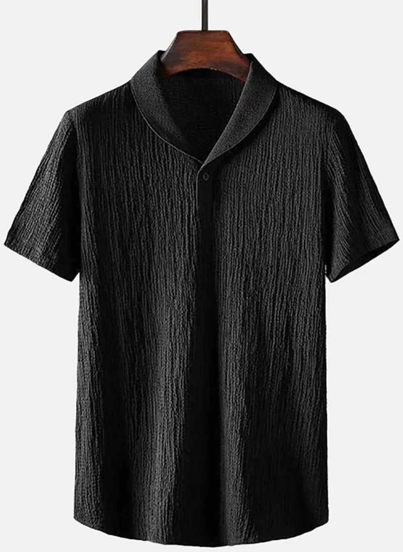 YUNIQEE Black Pyjamas With T-shirt