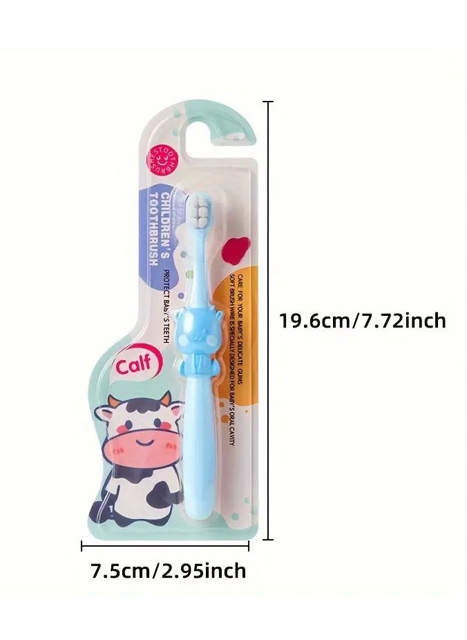 Goolsky 1pc Youngsters's Soft Hair Toothbrush 3-6 Years Old 6-8 Years Old Toothbrush Cartoon Calf Soft Brush Silk  - Image 4